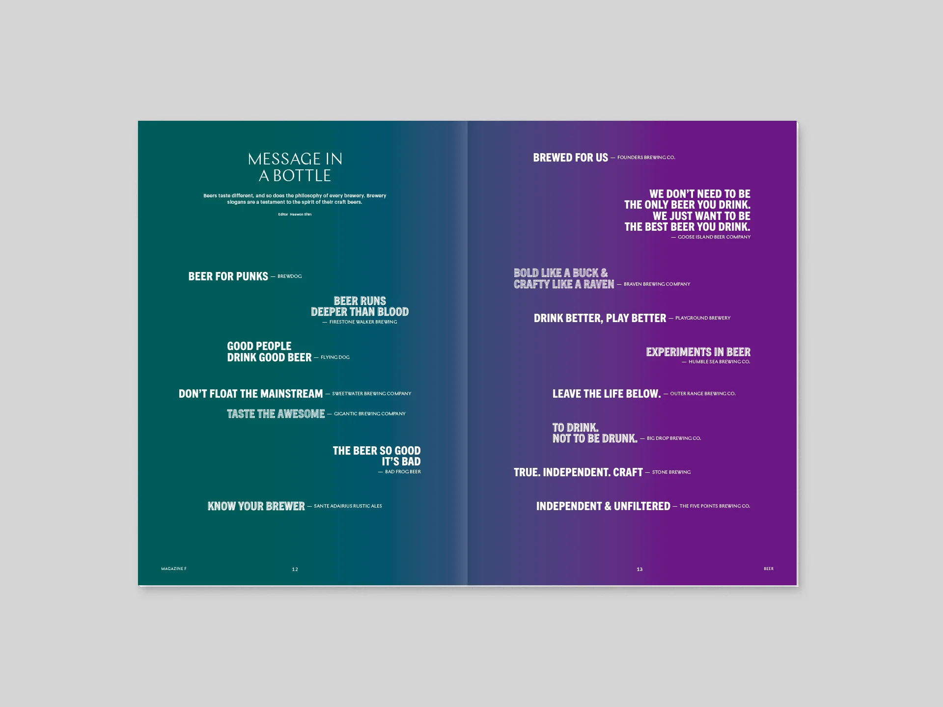Magazine F n. 14 - Beer - Image 9